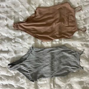 Ribbed bodysuit set - S